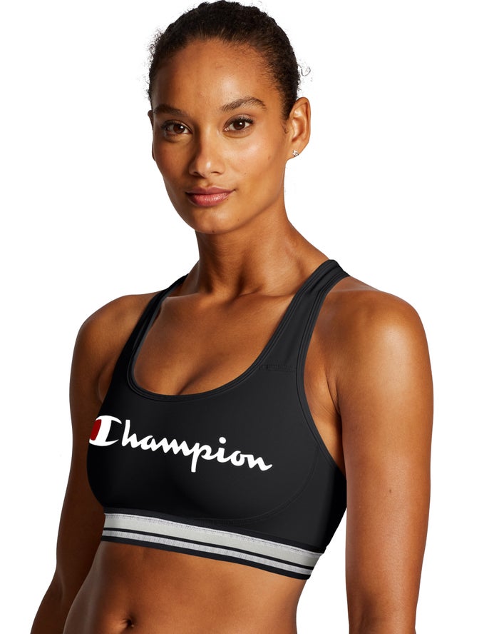 Champion The Absolute Workout Script Logo - Naisten Mustat Urheiluliivit - Suomi 3471580-WB